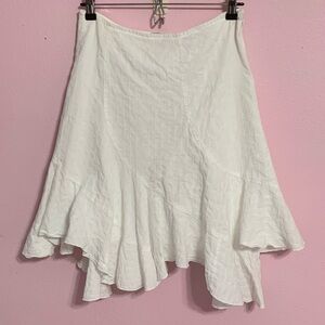 Forever 21 White A-Line Skirt